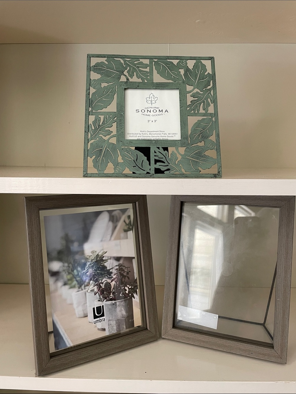 Sonoma and Umbra Photo Frames